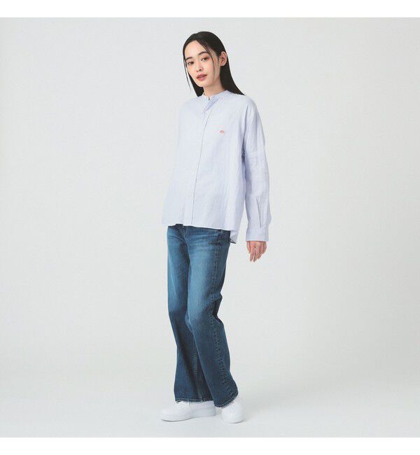 Ray BEAMS 「【別注】DANTON / ノーカラー シャツ」|シャツ・ブラウス|