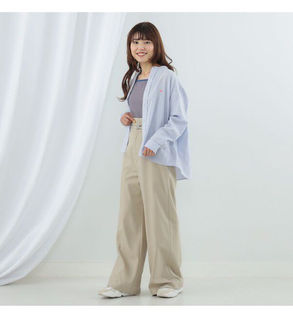 Ray BEAMS 「【別注】DANTON / ノーカラー シャツ」|シャツ・ブラウス|