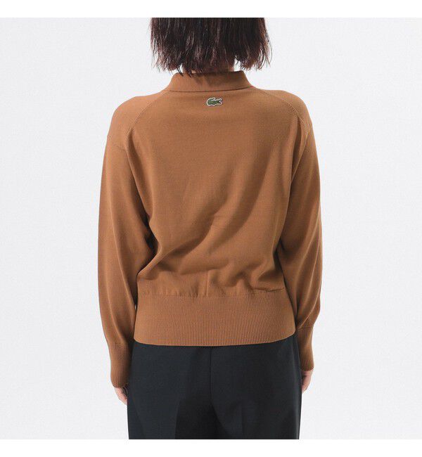 BEAMSBOY「【別注】LACOSTE / ポロ カーディガン」|ニット・セーター|