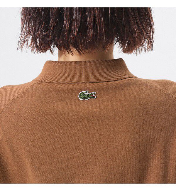 BEAMSBOY「【別注】LACOSTE / ポロ カーディガン」|ニット・セーター|