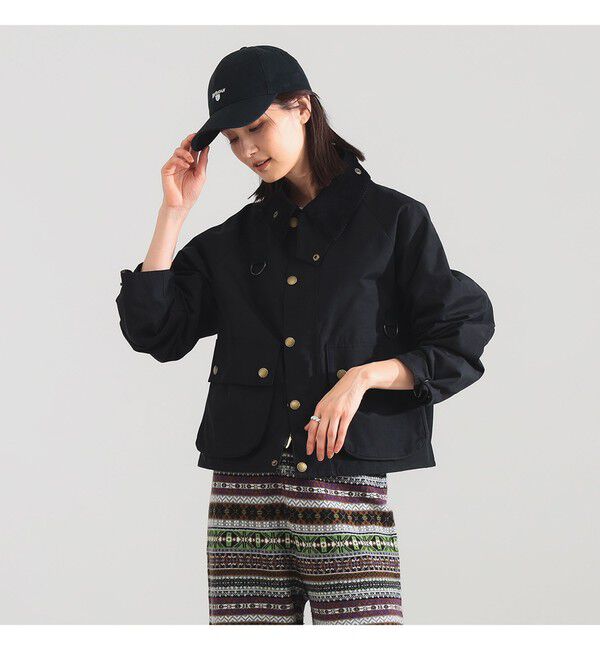Demi-Luxe BEAMS 「【別注】Barbour / SPEY ジャケット」|ブルゾン・スタジャン|BLACK