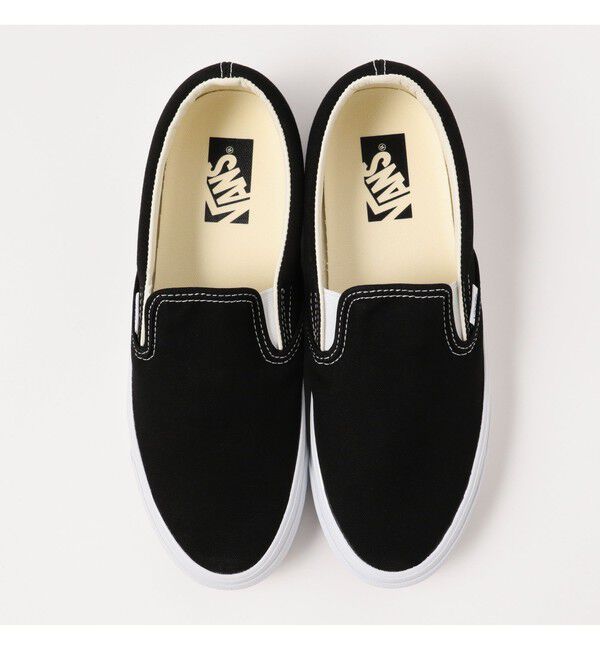 BEAMS「VANS / SLIP-ON REISSUE 98 LX BLACK / WHITE」|スニーカー|