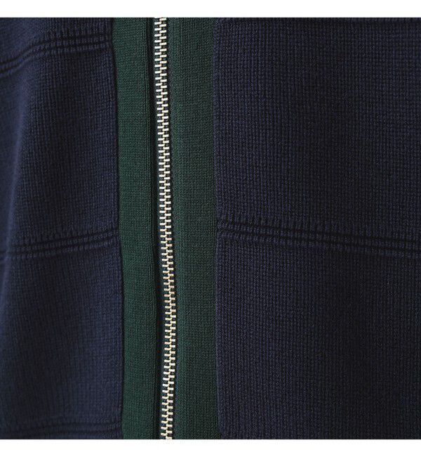 BEAMS「【別注】LACOSTE / ジップ カーディガン」|ニット・セーター|