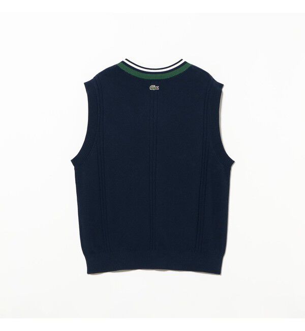 BEAMS「【別注】LACOSTE / チルデン ニット ベスト」|ニット・セーター|