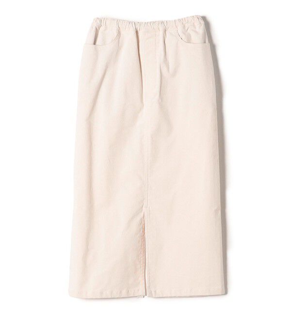 SHIPS for women「*〈手洗い可能〉ストレッチ コーデュロイ イージー ナロー スカート ◇」|タイト|