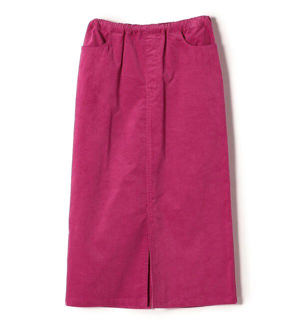 SHIPS for women「*〈手洗い可能〉ストレッチ コーデュロイ イージー ナロー スカート ◇」|タイト|