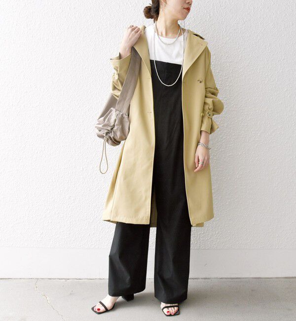 SHIPS any「SHIPS any: 〈洗濯機可能〉フレア ミディ トレンチ コート」|トレンチコート|