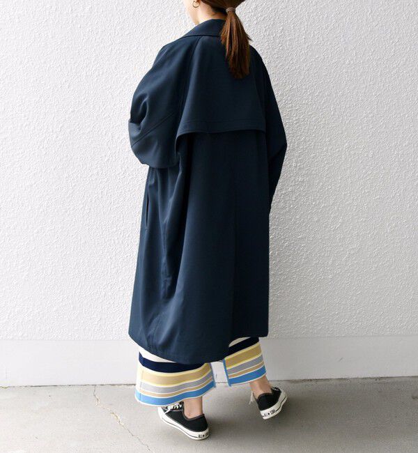 SHIPS any「SHIPS any: 〈洗濯機可能〉フレア ミディ トレンチ コート」|トレンチコート|