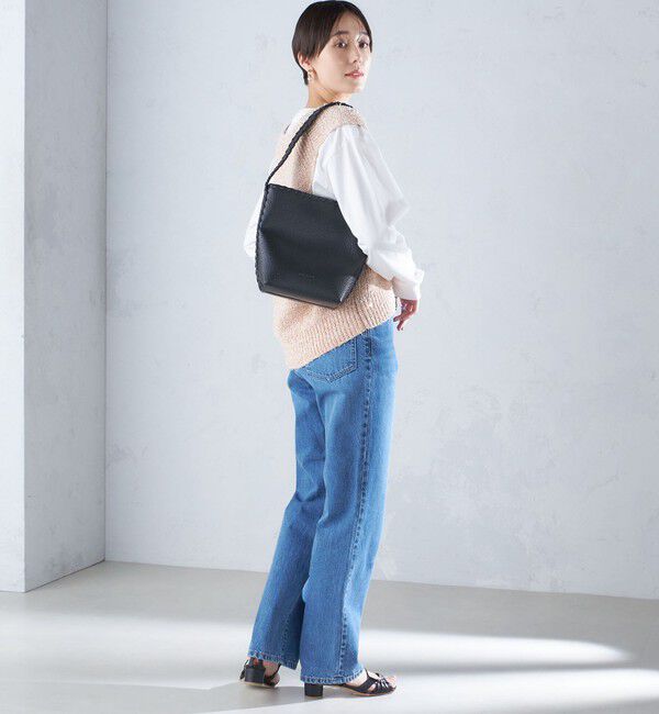 SHIPS for women「〈手洗い可能〉カール ヤーン スパンコール ベスト 24SS ◇」|ベスト・ジレ|