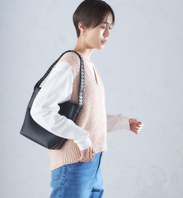 SHIPS for women「〈手洗い可能〉カール ヤーン スパンコール ベスト 24SS ◇」|ベスト・ジレ|