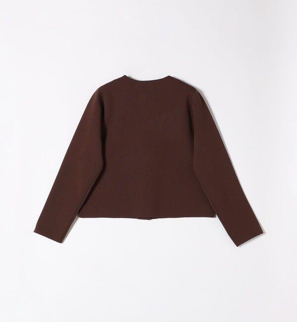 quaranciel「quaranciel:〈手洗い可能〉ノーカラー クラシカル ジャケット カーディガン」|カーディガン|