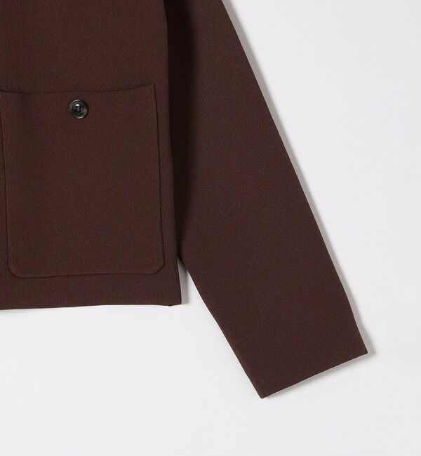 quaranciel「quaranciel:〈手洗い可能〉ノーカラー クラシカル ジャケット カーディガン」|カーディガン|