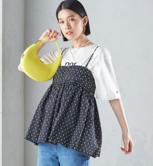 SHIPS for women「〈手洗い可能〉カット ドビー 2WAY キャミソール 24SS ◇」|キャミソール|