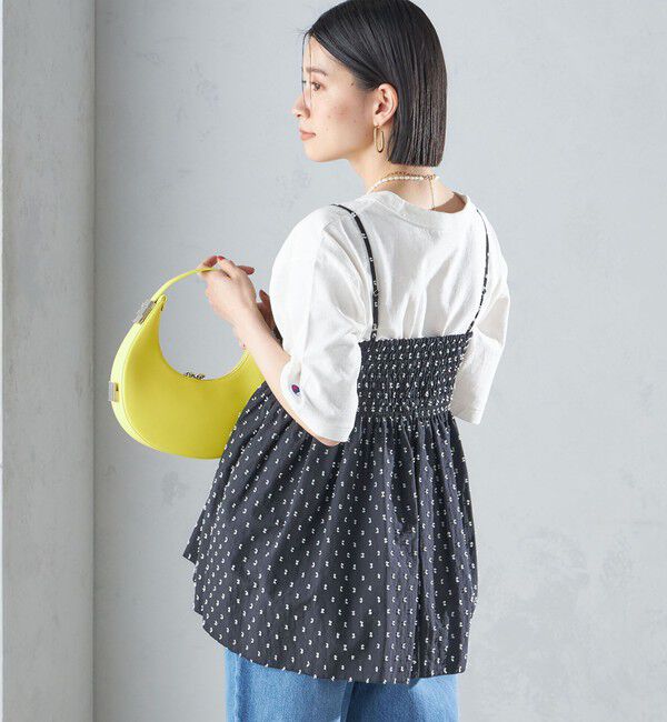 SHIPS for women「〈手洗い可能〉カット ドビー 2WAY キャミソール 24SS ◇」|キャミソール|