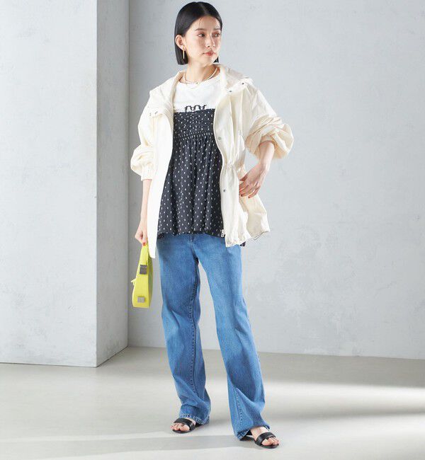 SHIPS for women「〈手洗い可能〉カット ドビー 2WAY キャミソール 24SS ◇」|キャミソール|