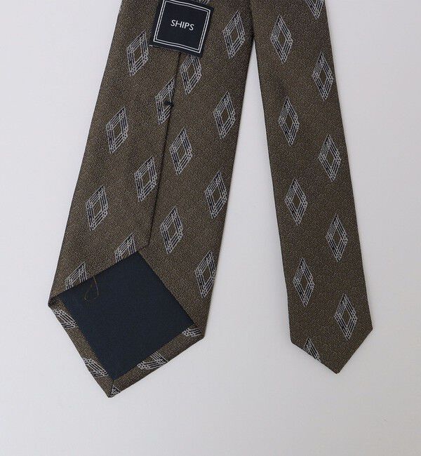 SHIPS「SHIPS: ヤスラ スクエア 小紋 ネクタイ」|ネクタイ・蝶ネクタイ|