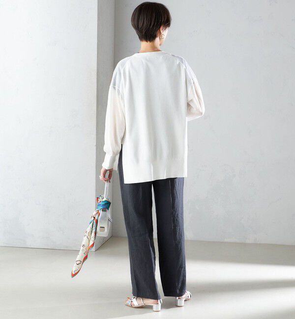 SHIPS for women「〈手洗い可能〉シアー ミドル丈 カーディガン ◇」|カーディガン|