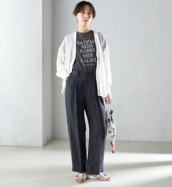 SHIPS for women「〈手洗い可能〉シアー ミドル丈 カーディガン ◇」|カーディガン|