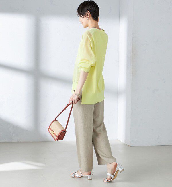 SHIPS for women「〈手洗い可能〉シアー ミドル丈 カーディガン ◇」|カーディガン|