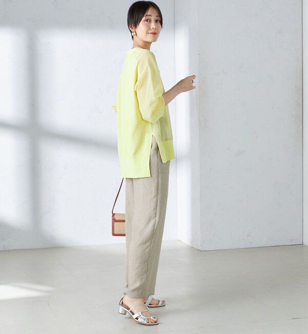 SHIPS for women「〈手洗い可能〉シアー ミドル丈 カーディガン ◇」|カーディガン|