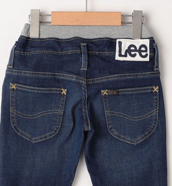 SHIPS KIDS「Lee:100～160cm / リブ ストレッチ テーパード デニム」|デニム|