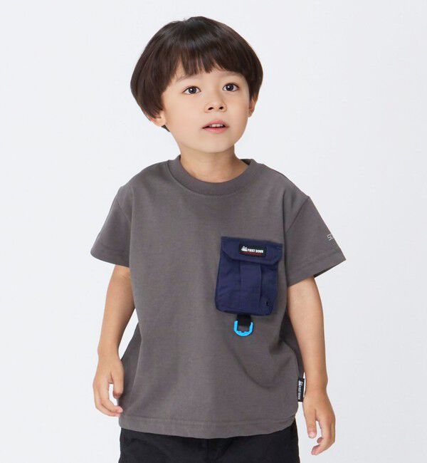 SHIPS Colors 「【SHIPS Colors KIDS別注】FIRST DOWN:ポケットTEE(100~150cm)」|Tシャツ・カットソー|