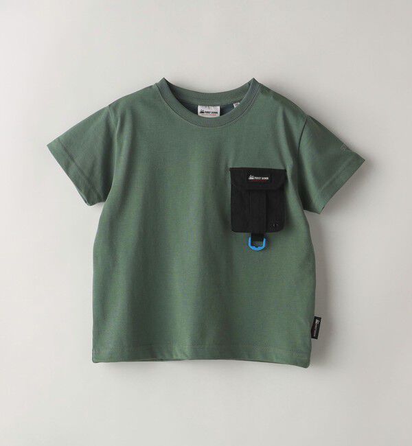 SHIPS Colors 「【SHIPS Colors KIDS別注】FIRST DOWN:ポケットTEE(100~150cm)」|Tシャツ・カットソー|グリーン