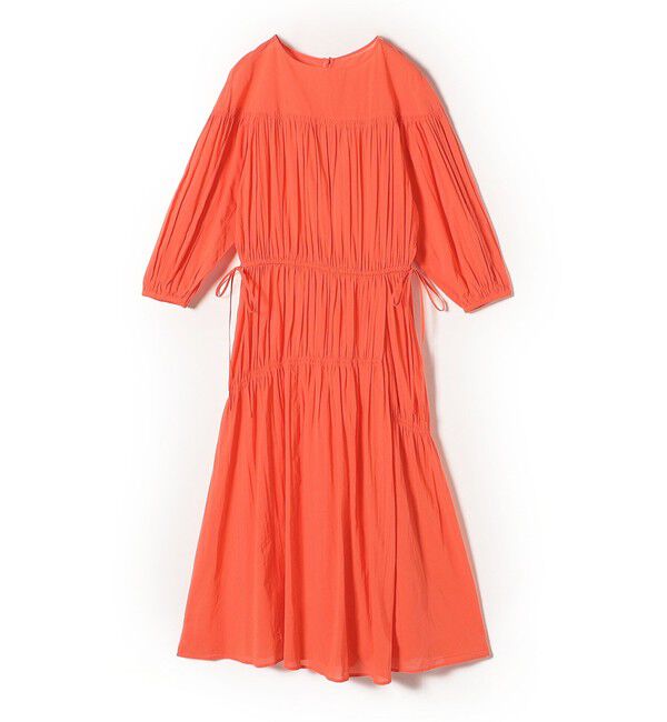 SHIPS for women「〈手洗い可能〉アシンメトリー ギャザー ワンピース」|ワンピース|