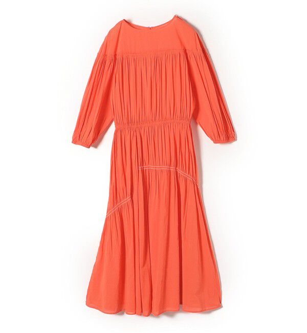 SHIPS for women「〈手洗い可能〉アシンメトリー ギャザー ワンピース」|ワンピース|