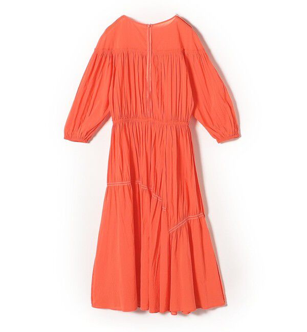 SHIPS for women「〈手洗い可能〉アシンメトリー ギャザー ワンピース」|ワンピース|