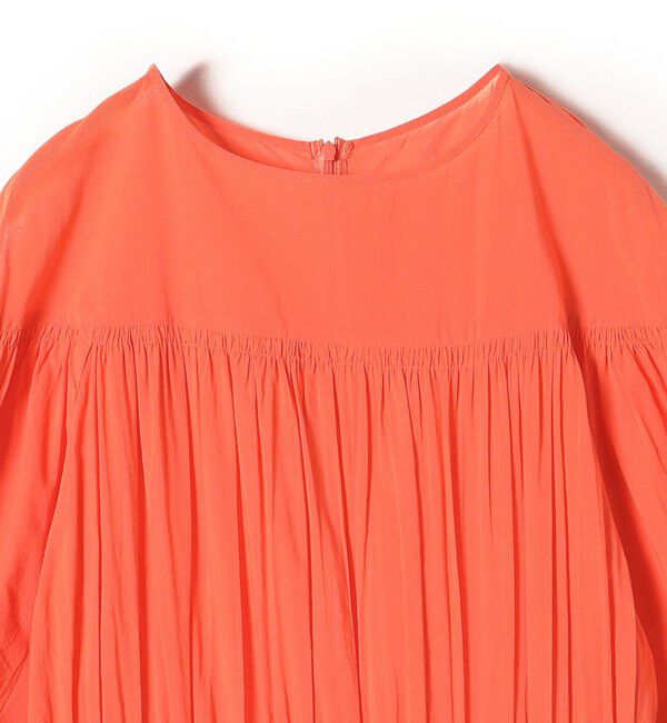 SHIPS for women「〈手洗い可能〉アシンメトリー ギャザー ワンピース」|ワンピース|