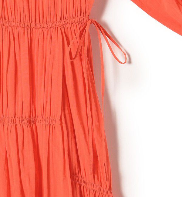 SHIPS for women「〈手洗い可能〉アシンメトリー ギャザー ワンピース」|ワンピース|