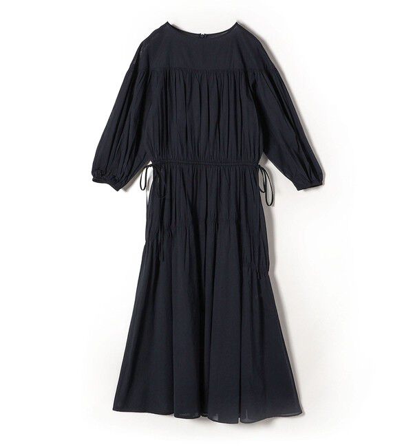 SHIPS for women「〈手洗い可能〉アシンメトリー ギャザー ワンピース」|ワンピース|