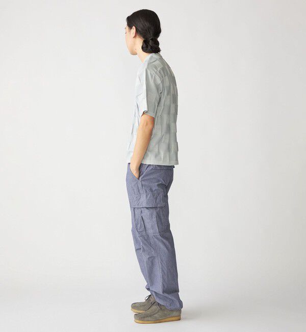 SHIPS「SHIPS:〈手洗い可能〉Amossa(R) シャンティ ブロック リンクス編み ニット Tシャツ」|Tシャツ・カットソー|