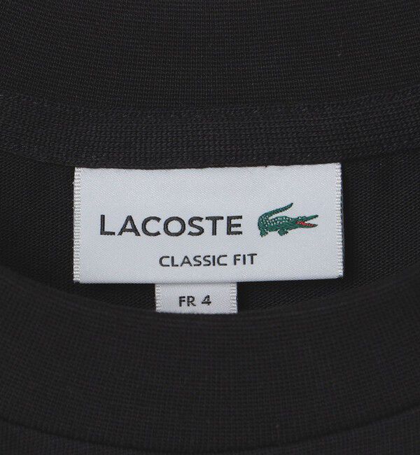 SHIPS「LACOSTE: TH5582-99 アウトラインクロック クルーネック Tシャツ」|Tシャツ・カットソー|