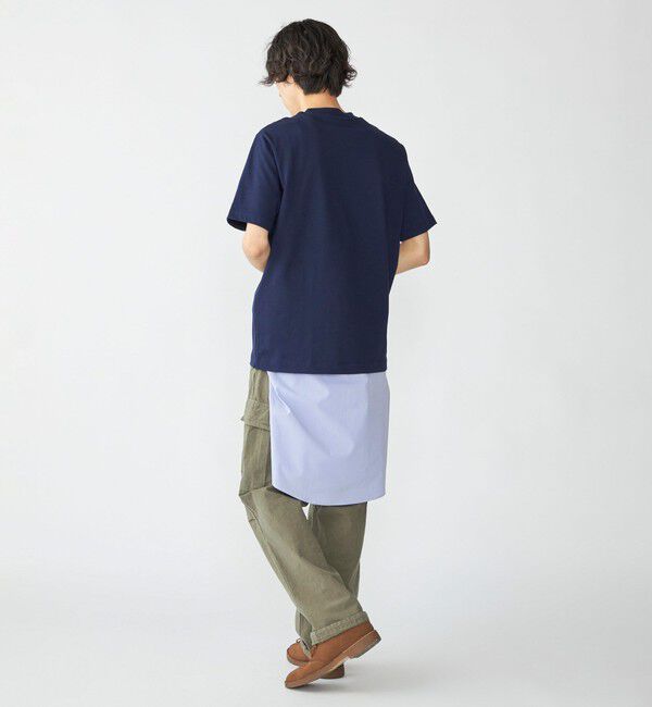 SHIPS「LACOSTE: TH5582-99 アウトラインクロック クルーネック Tシャツ」|Tシャツ・カットソー|