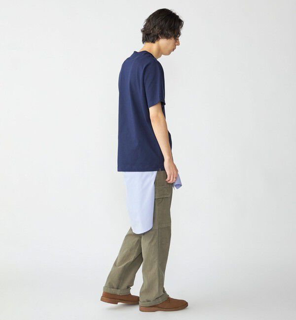 SHIPS「LACOSTE: TH5582-99 アウトラインクロック クルーネック Tシャツ」|Tシャツ・カットソー|