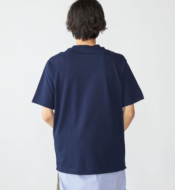 SHIPS「LACOSTE: TH5582-99 アウトラインクロック クルーネック Tシャツ」|Tシャツ・カットソー|