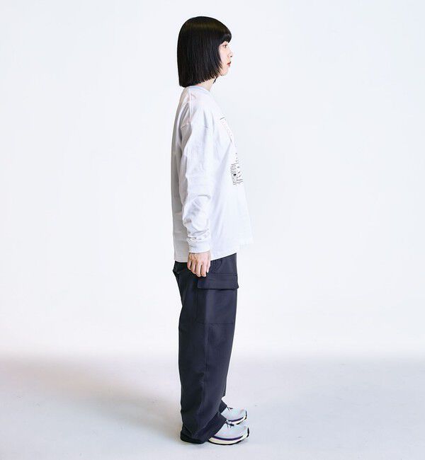 SHIPS「City Ambient Products: SHELTECH(R) グラフィック 長袖Tシャツ」|Tシャツ・カットソー|