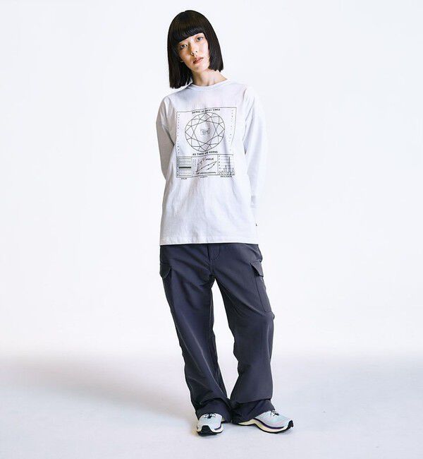 SHIPS「City Ambient Products: SHELTECH(R) グラフィック 長袖Tシャツ」|Tシャツ・カットソー|