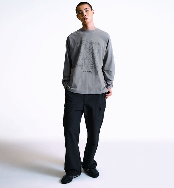 SHIPS「City Ambient Products: SHELTECH(R) グラフィック 長袖Tシャツ」|Tシャツ・カットソー|