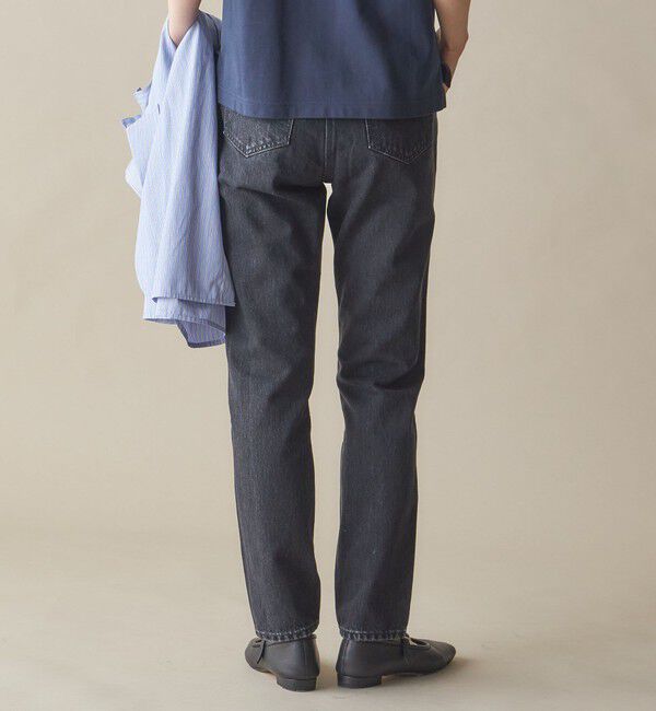 SHIPS for women「SHIPS NINE CASE:ナロー デニム（ブラック）」|デニム|