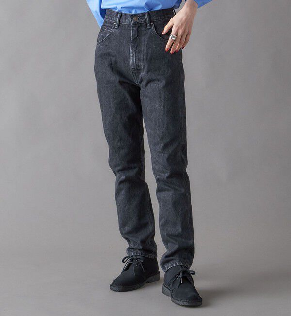 SHIPS for women「SHIPS NINE CASE:ナロー デニム（ブラック）」|デニム|