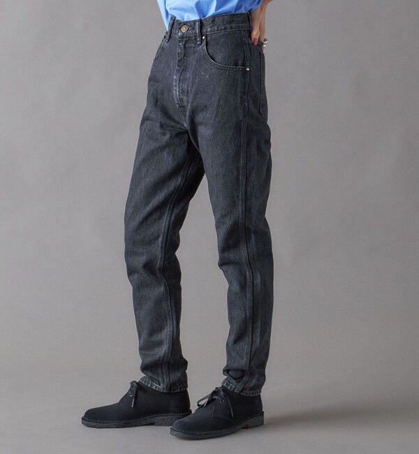 SHIPS for women「SHIPS NINE CASE:ナロー デニム（ブラック）」|デニム|