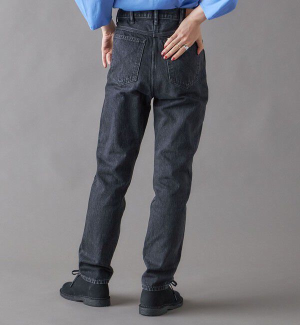 SHIPS for women「SHIPS NINE CASE:ナロー デニム（ブラック）」|デニム|