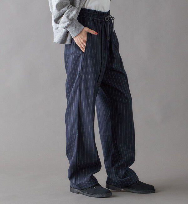 SHIPS for women「SHIPS NINE CASE:ストライプ パンツ」|その他|