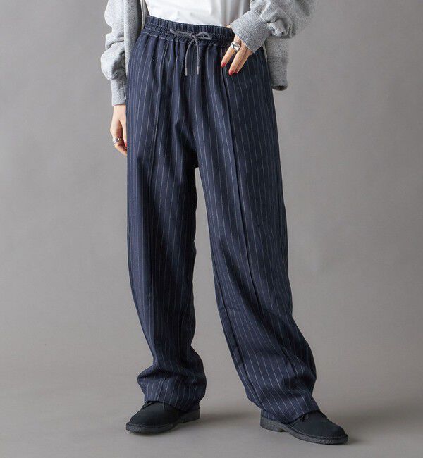 SHIPS for women「SHIPS NINE CASE:ストライプ パンツ」|その他|