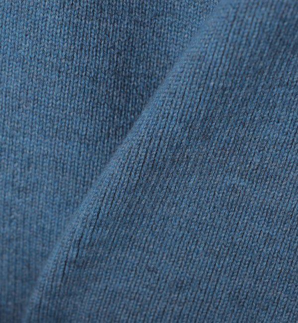 SHIPS「City Ambient Products:〈手洗い可能〉コンパクトリブ ワンポイント ロゴ ニット」|ニット・セーター|