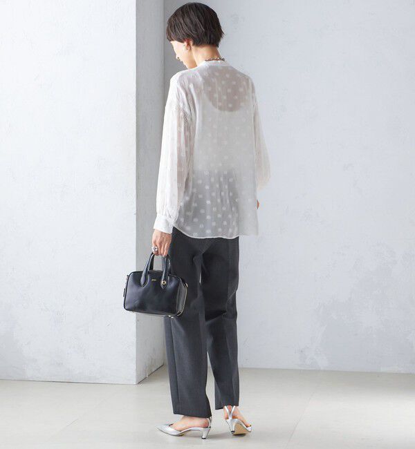 SHIPS for women「フラワー カット ジャカード ブラウス」|シャツ・ブラウス|