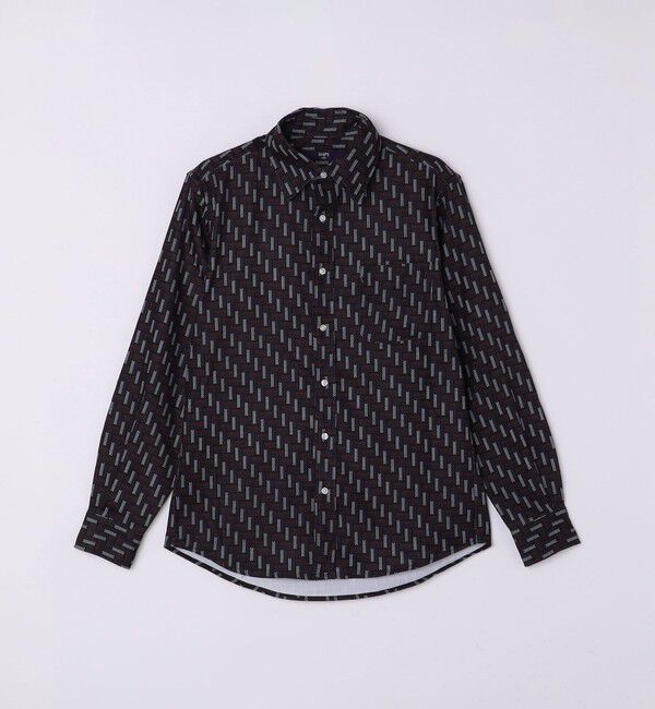 SHIPS Colors 「SHIPS Colors:〈洗濯機可能〉プリント ネル シャツ」|シャツ・ブラウス|